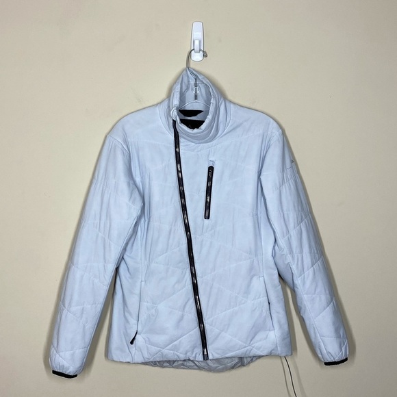 Basin + Range Puffer Coat Quilted Blue - Picture 1 of 12